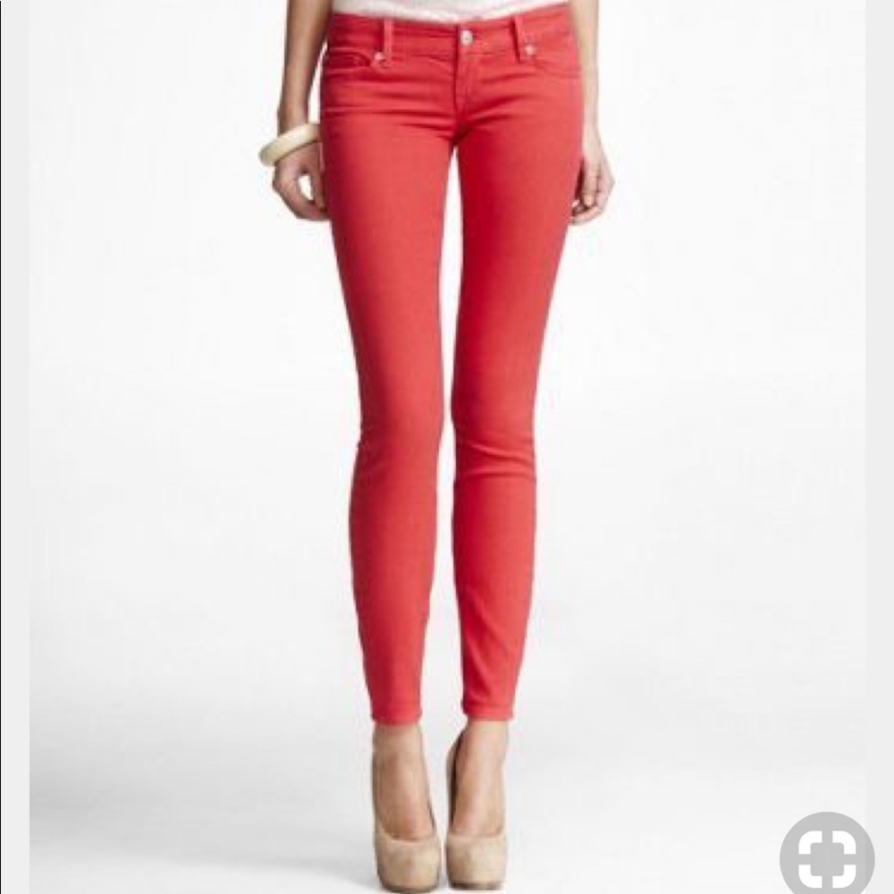 Coral Express skinny jeans (size 4)